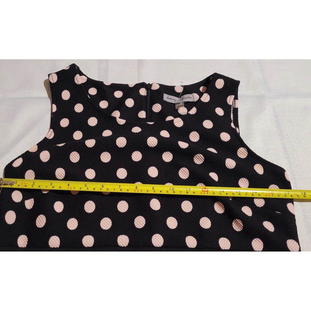 Danny & Nicole Women's Dress Size 8 sleeveless pencil midi dress Black & Pink - Picture 7 of 11